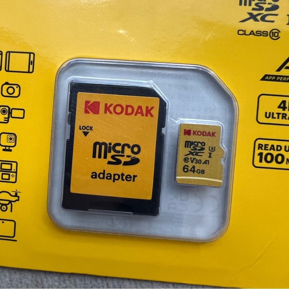 ❤️3 for $25❤️ Kodak SD Memory Card 64 GB Ultra Performance - Picture 4 of 5